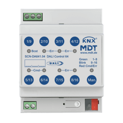 MDT-SCN-DA641: DALI Control 64 Gateway, 4 SU MDRC