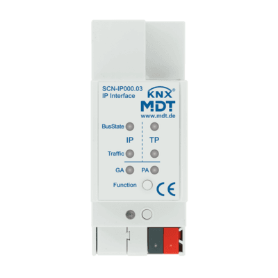 MDT-SCN-IP000: KNX IP Interface with IP Secure and Data Secure, 2 SU MDRC