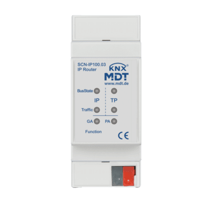MDT-SCN-IP100: KNX IP Router with IP Secure and Data Secure, 2 SU MDRC