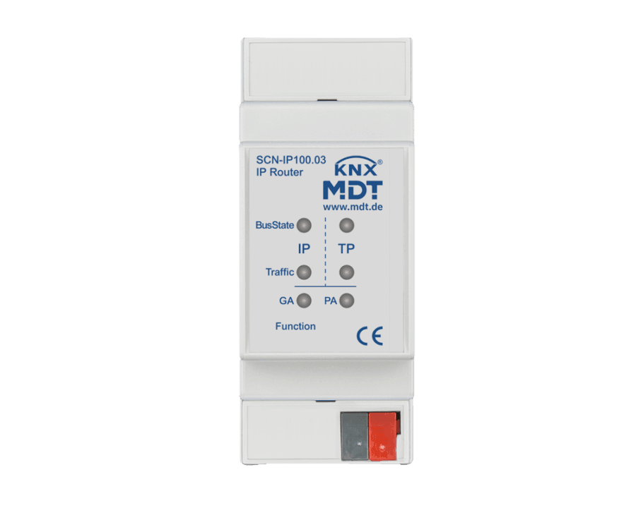 MDT-SCN-IP100: KNX IP Router with IP Secure and Data Secure, 2 SU MDRC